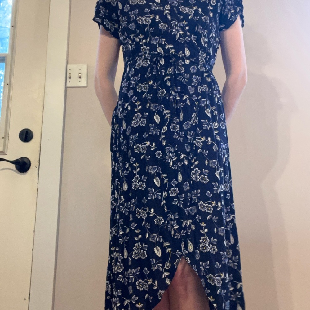 Floral Navy Dress
